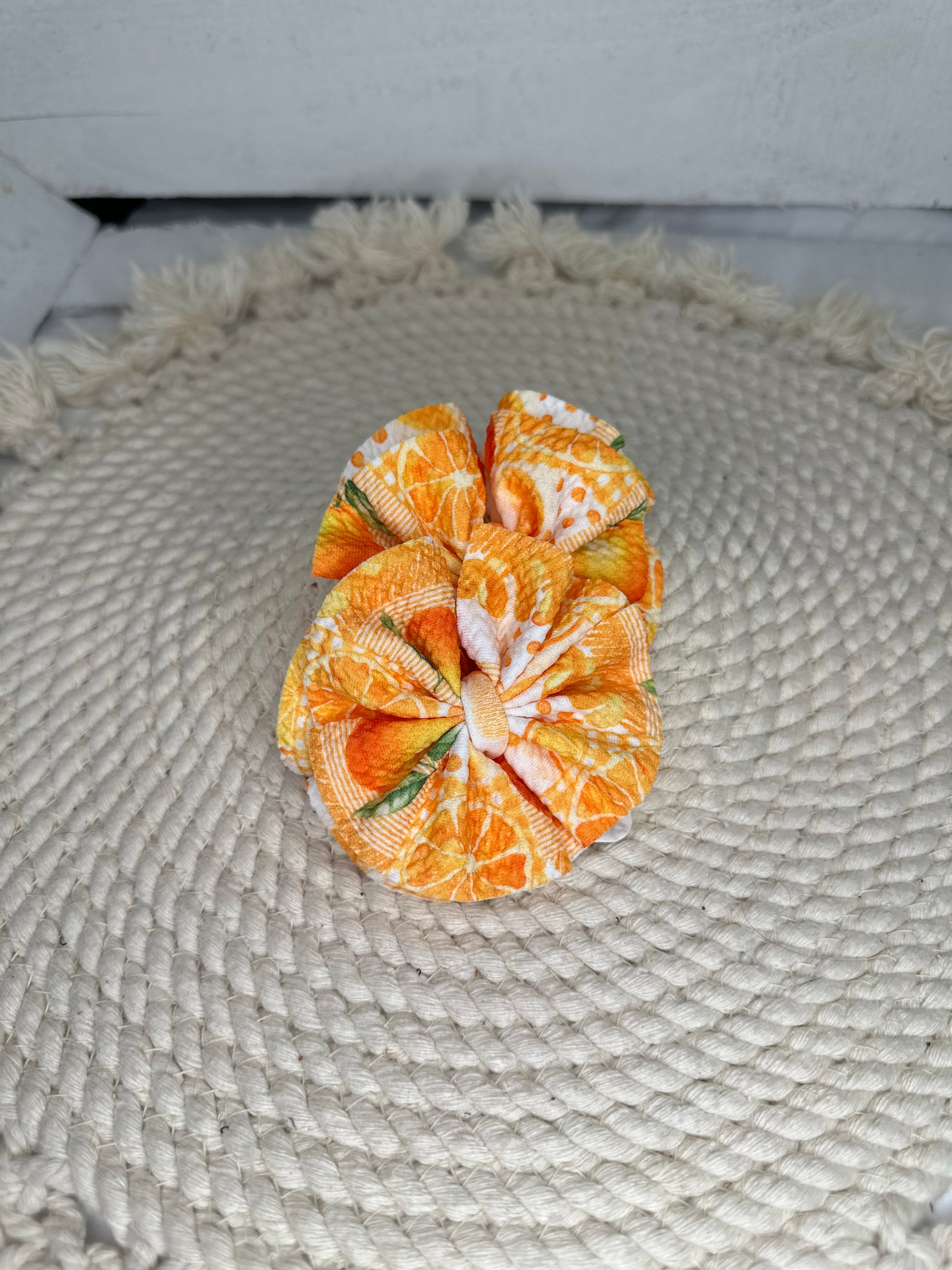 Orange Patchwork Shredded Piggies