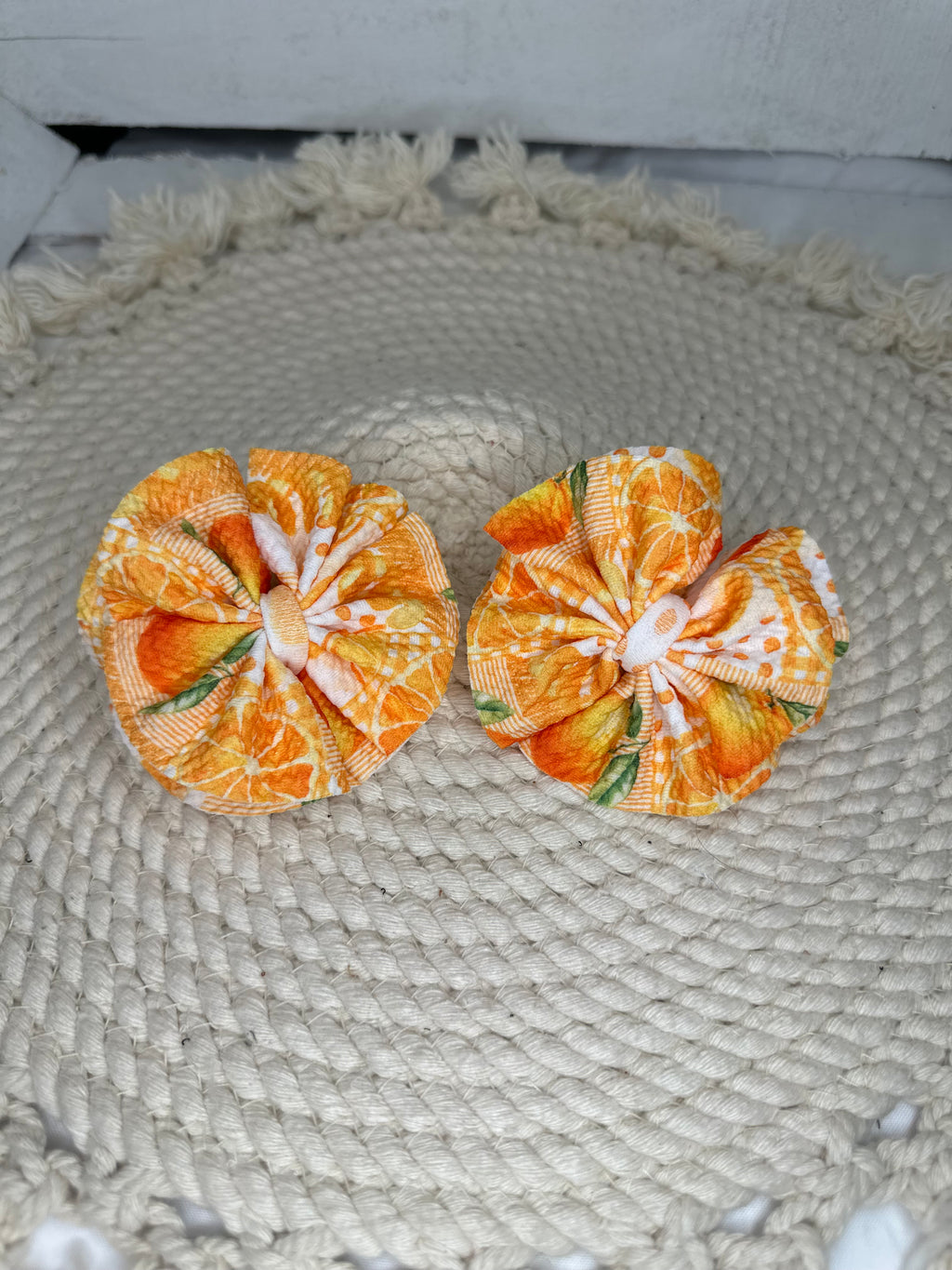 Orange Patchwork Shredded Piggies