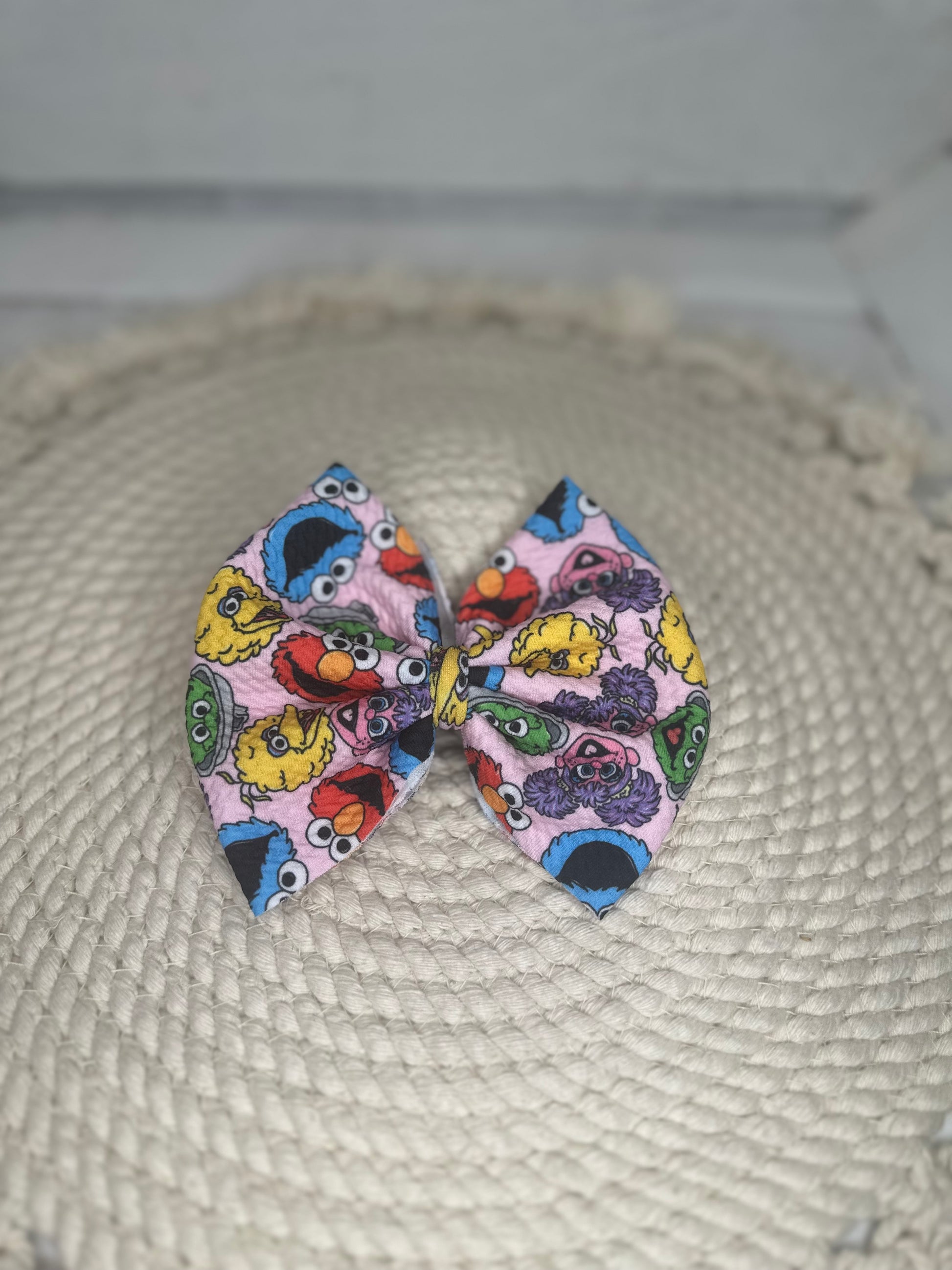 Muppet Friends Fabric Bow Headwrap | Fabric Headwrap, Hairbow, Baby Bow, Hair Accessory
